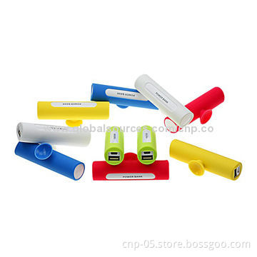New Design Power Banks with Phone Stand Function, 2200mAh, Various Colors Available